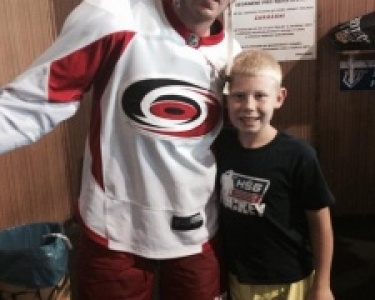 Adam (9 let), Jiří Tlustý (NHL)